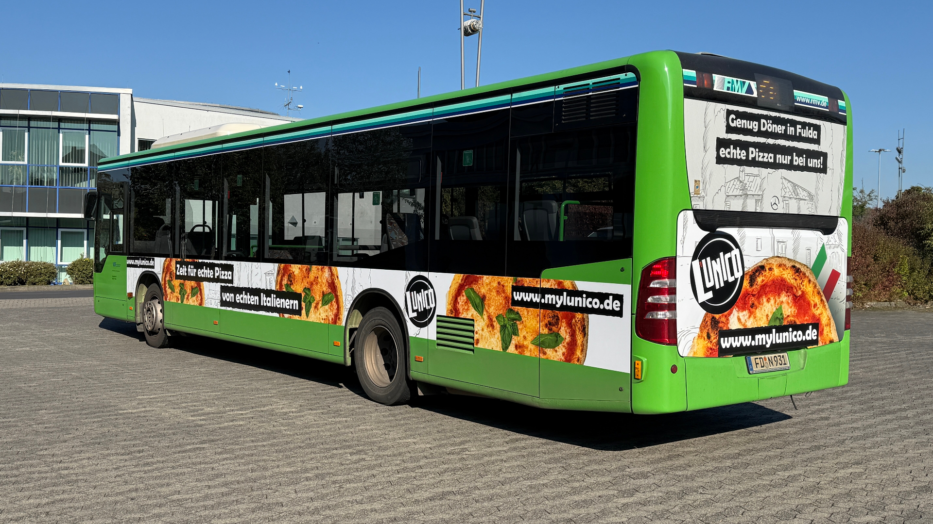 Busbeschriftung Teilgestaltung